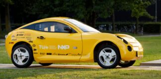 The electric sports car that stems from wastes