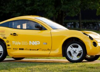 The electric sports car that stems from wastes