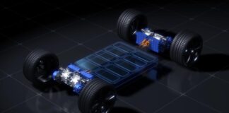 The new electric 350-kW motor for Hyper-EV