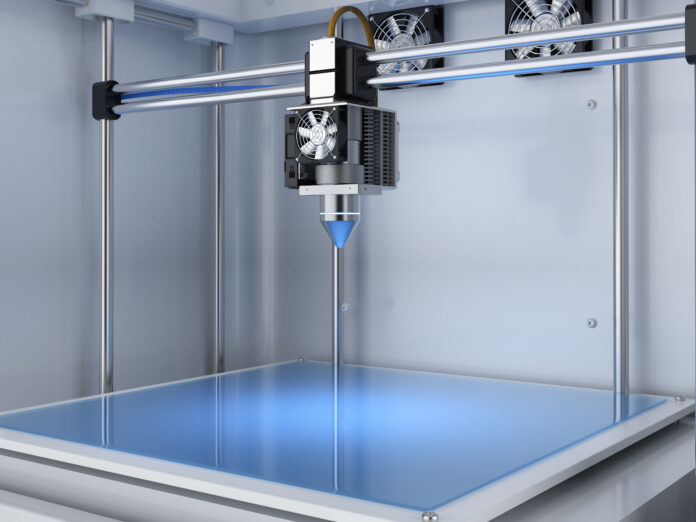 3d printer with injector nozzle