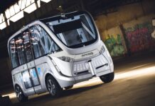 The electric bus without driver is arriving in Bari