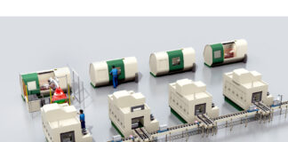 Electric motor’s factory: safe collaboration between men and robots