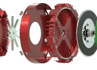 The PCB stator for the axial flux motor