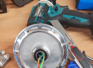 Electric motor with recycled magnets?