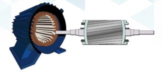 Three phase Induction motor and an SPM motor