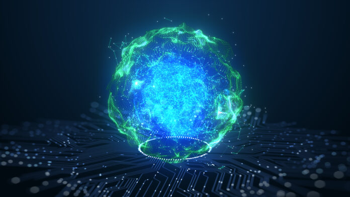 Technology Artificial intelligence (AI) brain animation digital