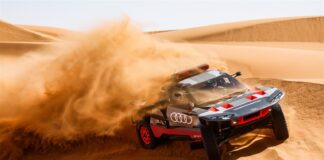 Audi, electric under test at Morocco rally