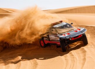 Audi, electric under test at Morocco rally