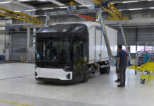 The first full electric Volta Zero trucks has been manufactured Volta Zero vehicle