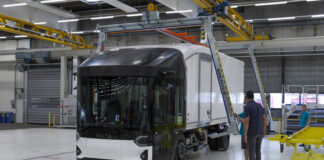 The first full electric Volta Zero trucks has been manufactured Volta Zero vehicle