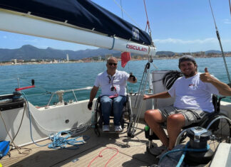 Toscana, sailboat with electric motor for the inclusive crossing