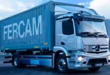 First field test of 100% electric truck for Fercam