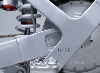 Jante, the new electric motor by Cake for light bikes