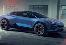The electric concept car by Lamborghini: over 1000 kW of power
