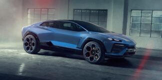 The electric concept car by Lamborghini: over 1000 kW of power