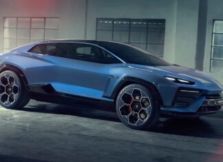 The electric concept car by Lamborghini: over 1000 kW of power