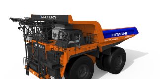 Hitachi and ABB collaborate for the electrification of a dumper