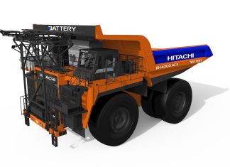 Hitachi and ABB collaborate for the electrification of a dumper