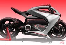 The new electric design motorbike is coming