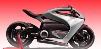 The new electric design motorbike is coming