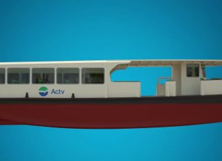 Retrofit of a motorboat presented in Venice Retrofit of a motorboat