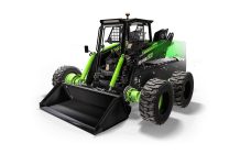 New generation electric skid steer benefits from Danfoss DM700 display New generation electric skid steer