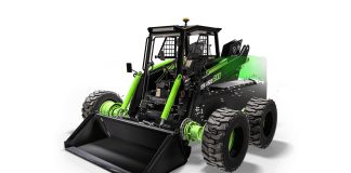 New generation electric skid steer benefits from Danfoss DM700 display New generation electric skid steer