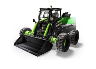 New generation electric skid steer benefits from Danfoss DM700 display New generation electric skid steer