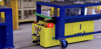 A new handling system based on AGV for M.G.M. Motori Elettrici a new handling agv system