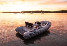 Electric boating, here is the tender with electric jet propulsion tender with electric propulsion