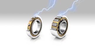 Bearings with optimized coating for improved protection against current passage Bearings with optimized coating for improved protection against current passage