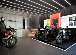 BRP opens a flagship store in Paris: spotlight on the new Can-Am electric motorcycles