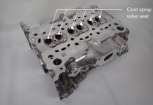 The first valve seat using cold spray technology in new e-POWER dedicated engine