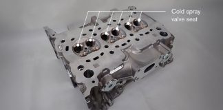 The first valve seat using cold spray technology in new e-POWER dedicated engine
