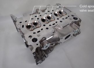 The first valve seat using cold spray technology in new e-POWER dedicated engine