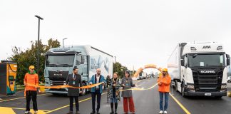 Ultra-Fast electric truck charging hub launches in Italy