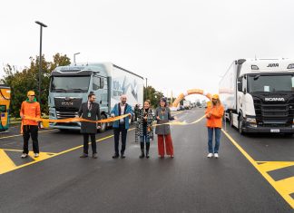 Ultra-Fast electric truck charging hub launches in Italy