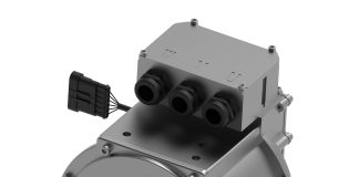 A new low-voltage electric motor efficiently powers hydraulic functions on compact electric machinery A new low-voltage electric motor