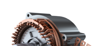 A new high-efficiency motor made from amorphous steel