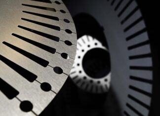 Laser cutting optimised for rotor and stator laminations