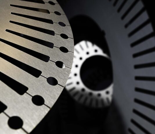 Laser cutting optimised for rotor and stator laminations