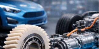 Polymer gears for electric vehicles