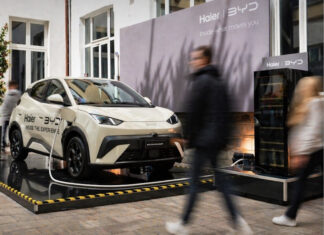 When the electric car does the laundry