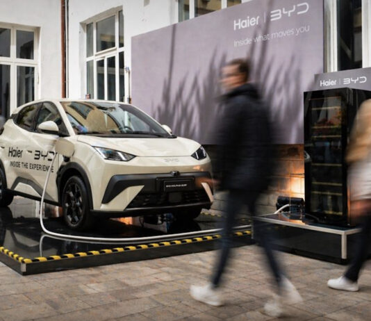 When the electric car does the laundry