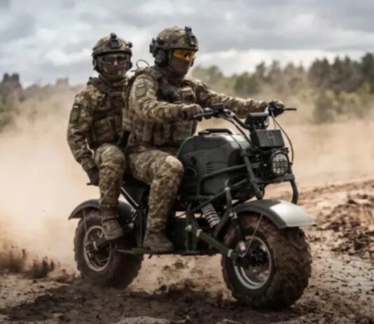 Ukraine clears electric motorcycle for military use