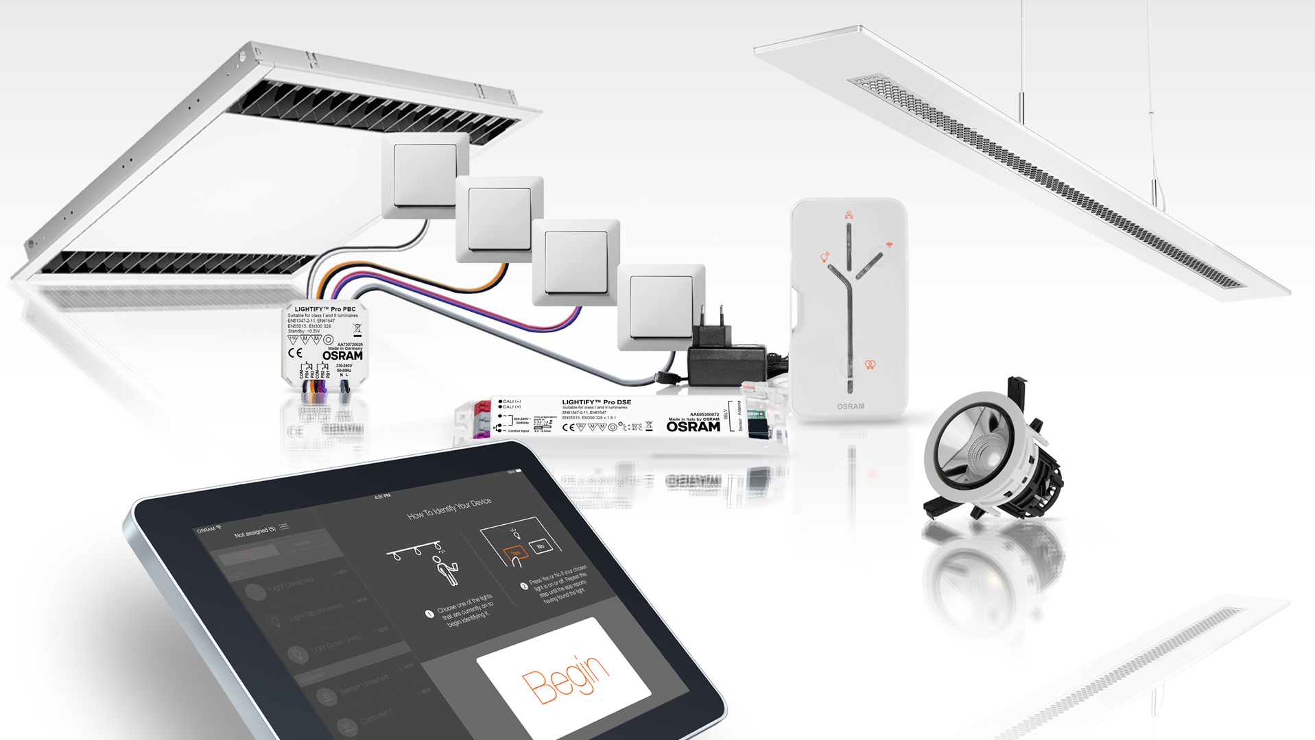 lightfy pro osram gestione luce