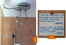 Una doccia… “elettrizzante”