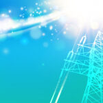 Electric power tower.