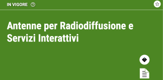 Antenne per radiodiffusione e servizi interattivi