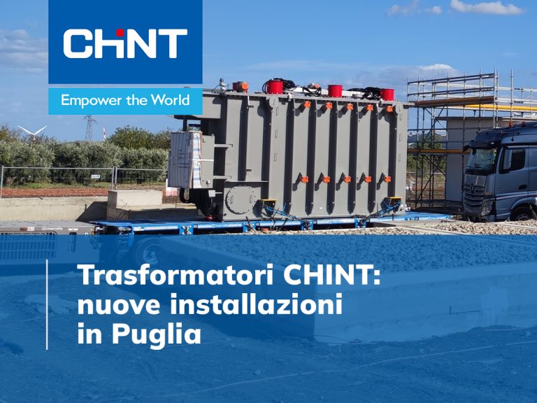 A Deliceto (FG) sono stati installati due trasformatori di potenza Chint